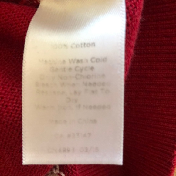 Talbots Polka Dot 100% Cotton Sweater - Picture 3 of 6